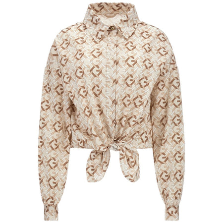 Guess camicia beige DEA BOWED W4RH59 WE2Q0 Camicie Guess