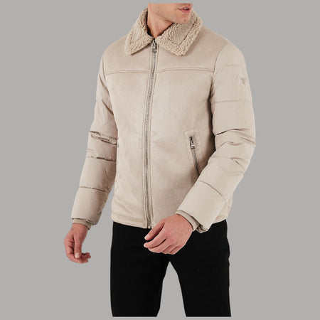 Guess giacca eco montone beige M5BL79 W2292 G1CA