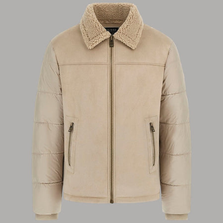 Guess giacca eco montone beige M5BL79 W2292 G1CA