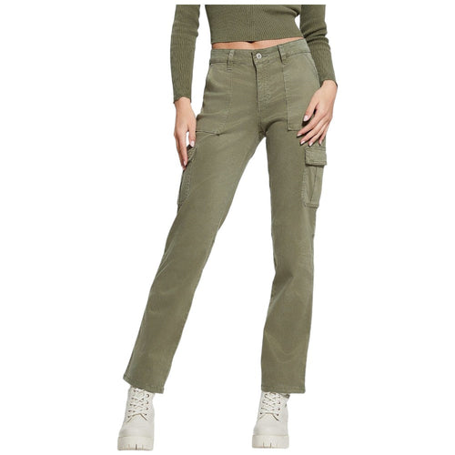 Guess pantalone cargo verde Sexy Kori W4RB59 W93CL Pantaloni Guess