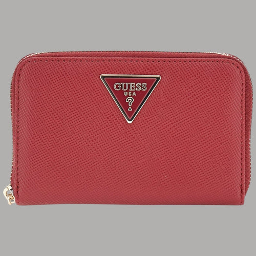 Guess portafoglio zip around rosso LAUREL SWZG74 59140 GAR