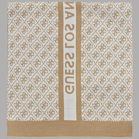 Guess sciarpa beige da donna logo 4G W4BZ22 Z3JD2 FNI4