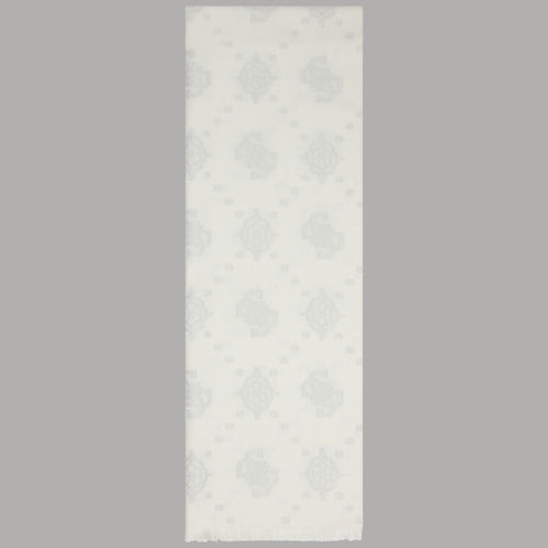 Guess sciarpa bianca argento 70X180 AW5408 POL03 WHI