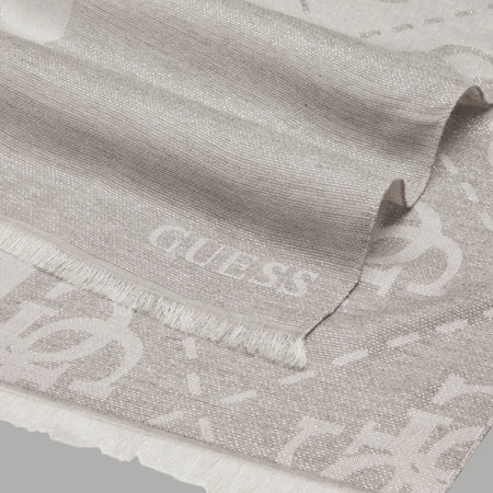 Guess sciarpa grigia 80X180 logo 4G AW5378 POL03 GRY