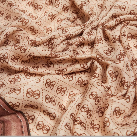 Guess sciarpa marrone 90x180 NOELLE AW5413 POL03 LTL