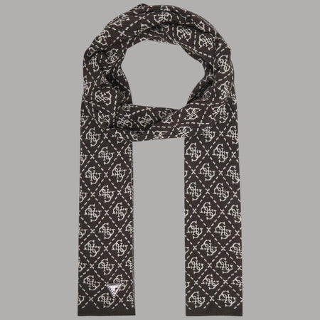 Guess sciarpa marrone da uomo logo 4G M5BZ19 Z0442 FNI3