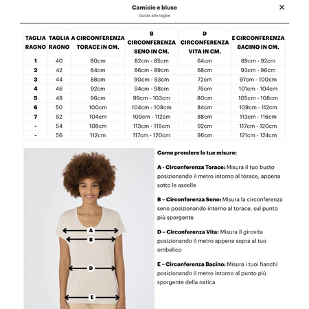 Ragno Maglietta da donna con manica 3/4 in Viscosa Summer DP86TB 2504S34