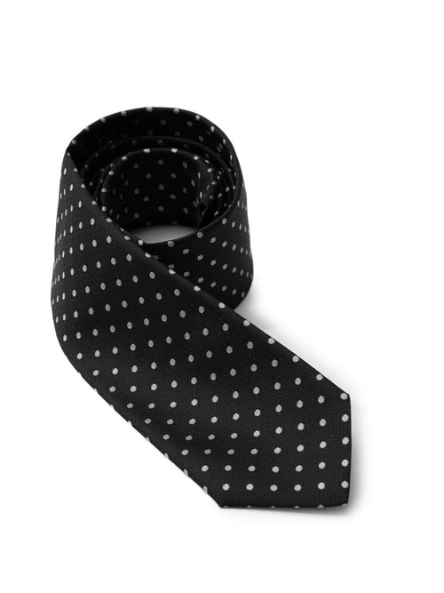 Dolce & Gabbana Cravatta a pois in seta da uomo