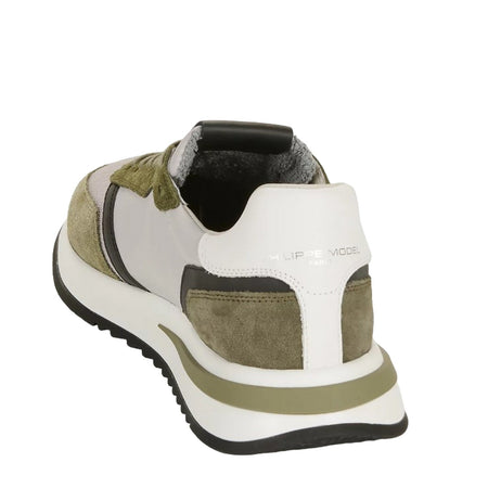 Philippe Model sneaker uomo philippe model - tropez 2.1 low man - verde militare da uomo