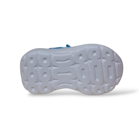 Adidas Tensaur Run 3.0 Bambino Blue Arancione Bianco | Scarpe Sportive con Velcro Primavera Estate
