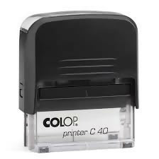Timbro personalizzabile autoinchiostrante Colop Printer 40 Misure 23x59 mm