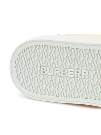 Burberry Sneaker in Pelle Cipria da donna