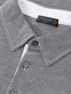 Corneliani Polo Grigia a Maniche lunghe da uomo
