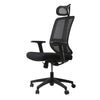 Sedia da ufficio ergonomica Copenaghen in tessuto traspirante con ruote