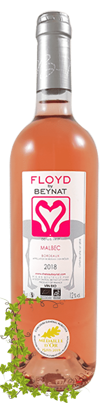 Vino Bordeaux Biologico Rosé Floyd By Beynat 2024 Vin De France Rosé 75CL BIO e Demeter Paese: Saint-Magne-de-Castillon