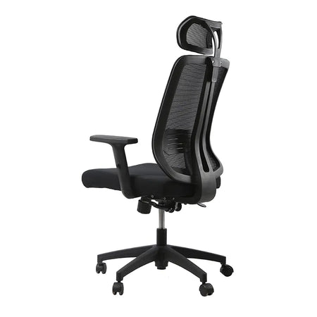 Sedia da ufficio ergonomica "Copenaghen" in tessuto traspirante con ruote