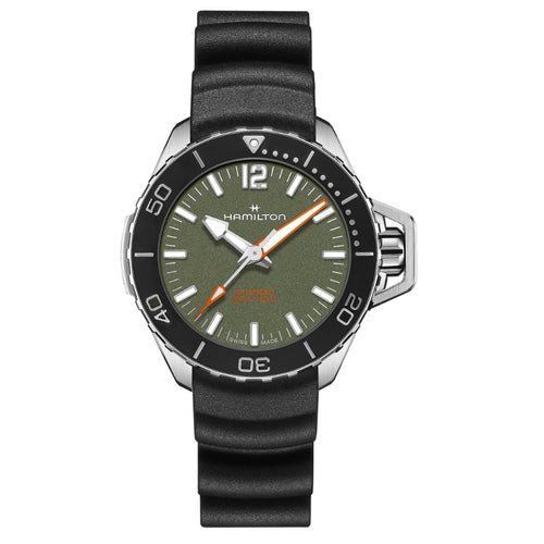 Hamilton H77455360 Khaki Navy Frogman Auto