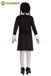 COSTUME CARNEVALE FIGLIA HORROR ( MERCOLEDI ) BAMBINA DA 3 A 14 ANNI - PEGASUS H8157-A-1