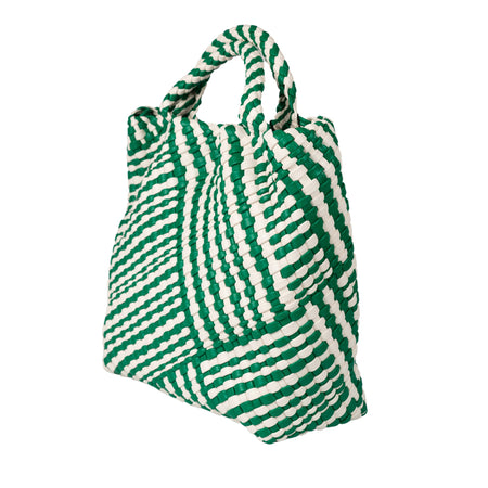 ESSENTIEL ANTWERP Happy Handbag in Green/White da donna
