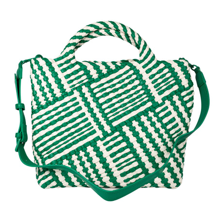 ESSENTIEL ANTWERP Happy Handbag in Green/White da donna