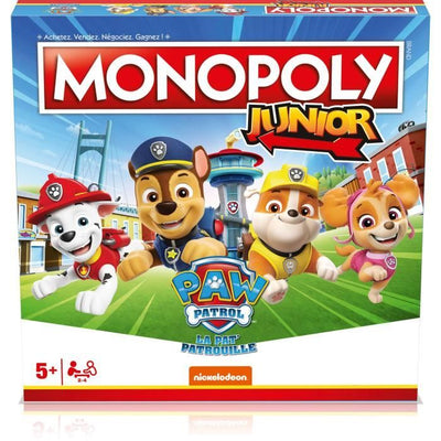 Paw Patrol Junior Monopoly - Gioco da tavolo - MOSSE VINCENTI - Monopoli Junior con personaggi Paw Patrol.