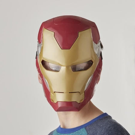Maschera elettronica Iron Man con visiera mobile, con effetti luminosi, Per far vestire i bambini come il loro eroe preferito, Da 5