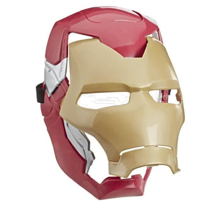 Maschera elettronica Iron Man con visiera mobile, con effetti luminosi, Per far vestire i bambini come il loro eroe preferito, Da 5