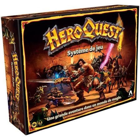 Heroquest Game System - Fantastic Adventure Game Dungeon Styles - Gioco da tavolo - Da 14 anni, 2 a 5 giocatori