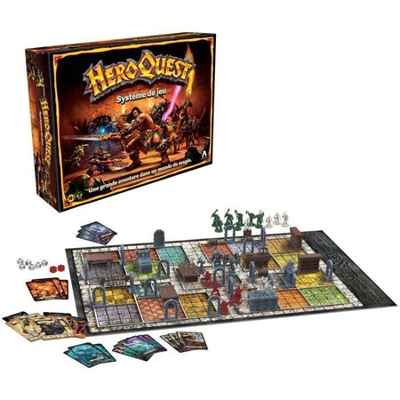 Heroquest Game System - Fantastic Adventure Game Dungeon Styles - Gioco da tavolo - Da 14 anni, 2 a 5 giocatori