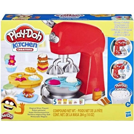 Play-Doh Kitchen Creations Robot da cucina, giocattolo in argilla da modellare con finti accessori da cucina