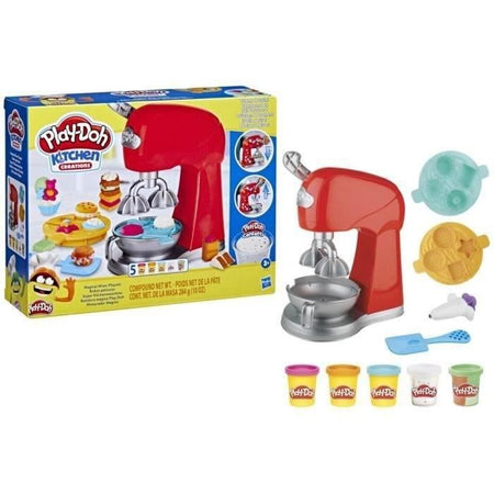 Play-Doh Kitchen Creations Robot da cucina, giocattolo in argilla da modellare con finti accessori da cucina