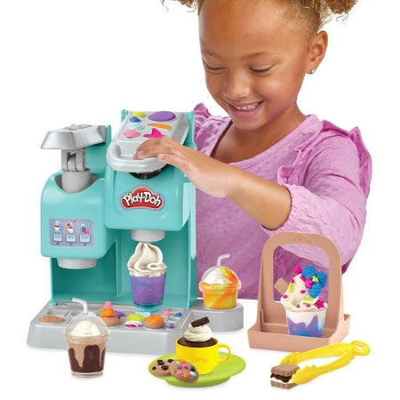 Play-Doh, Il mio super caffè, 20 accessori e 8 vasetti di plastilina, dai 3 anni in su