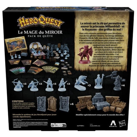 Heroquest Quet Pack Le Mage du Miroir - Game di ruolo - Plateau Game - Heroquest Game System richiesto - Avalon Hill