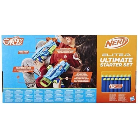 Nerf Elite Junior Ultimate Starter Set, 2 Blaster, 15 Darts Nerf Elite