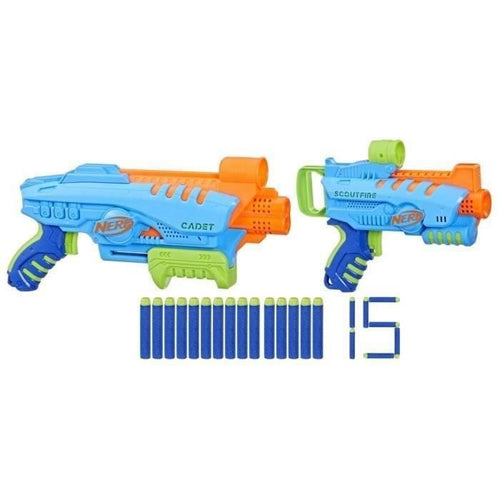 Nerf Elite Junior Ultimate Starter Set, 2 Blaster, 15 Darts Nerf Elite