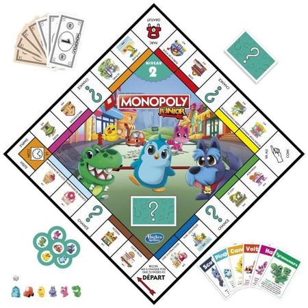 Monopoly Junior 2 in 1 - Game da tavolo per bambini