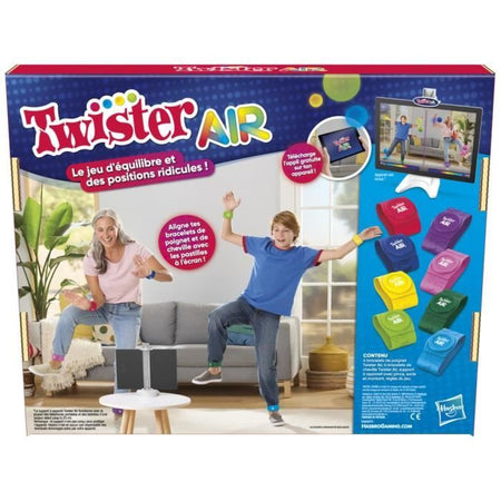 Twister Air, gioco Twister con app AR, si connette a smartphone e tablet, giochi attivi di gruppo, dai 8 anni