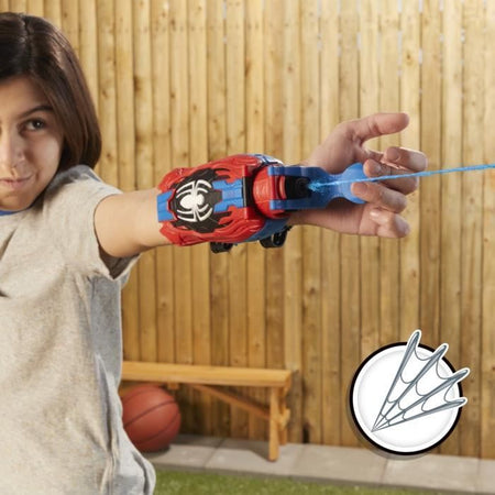 Ultimate Spider-Man Web Shooter Blaster 2 in 1, giocattolo da vestire di Spider-Man, dai 5 anni, Marvel Spider-Man Real Webs