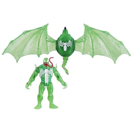 Cofanetto Green Symbiote Hydro-Wings, statuetta da 10 cm con veicolo, giocattoli di supereroi per bambini dai 4 anni in su