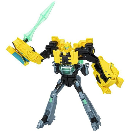 Cyber-Combiner Bumblebee e Mo Malto Action Figures, Giocattoli interattivi per ragazze e ragazzi, Transformers EarthSpark, dai 6 anni