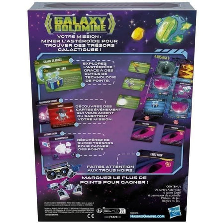 Galaxy Goldmine, gioco di carte strategico per famiglie per bambini, adolescenti e adulti, divertenti giochi di carte per famiglie