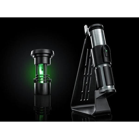 Spada laser elettronica Yoda's Force FX Elite con LED ed effetti sonori premium, dai 14 anni in su, Star Wars The Black Series