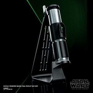 Spada laser elettronica Yoda's Force FX Elite con LED ed effetti sonori premium, dai 14 anni in su, Star Wars The Black Series