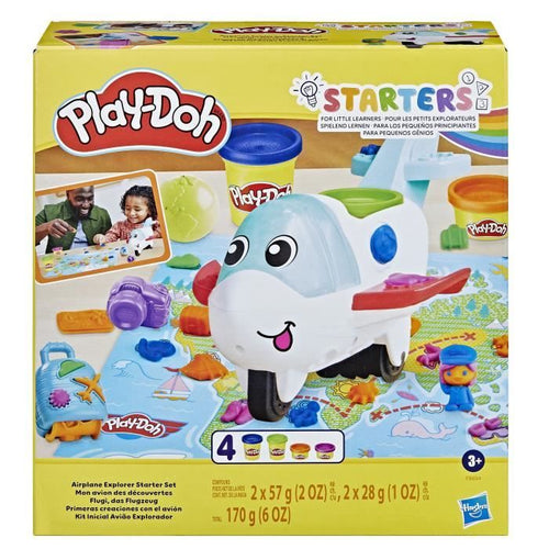 Play-Doh, set Starters Il mio aereo delle scoperte, giocattoli prescolari per ragazze e ragazzi con aereo, dai 3 anni in su