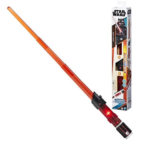 Spada laser elettronica Darth Vader, Star Wars Lightsaber Forge Kyber Core, giocattoli per bambini, 4 anni