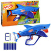 Blaster Nerf Junior Wild Sharkfire, facile da usare, 8 dardi Nerf Elite, dai 6 anni