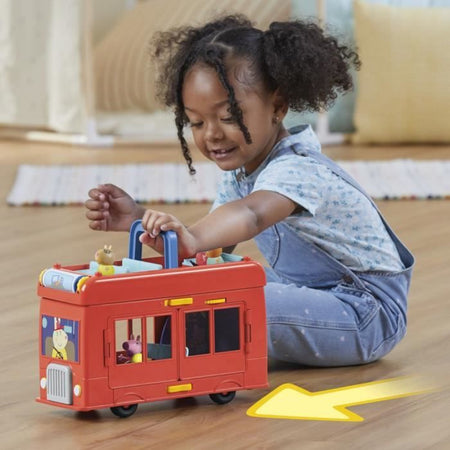 Peppa Pig, set autobus per feste 2 in 1