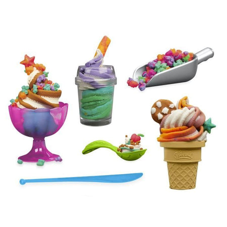 Set gelato Play-Doh My Rainbow con pasta da modellare