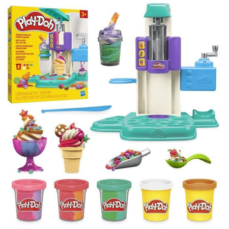 Set gelato Play-Doh My Rainbow con pasta da modellare