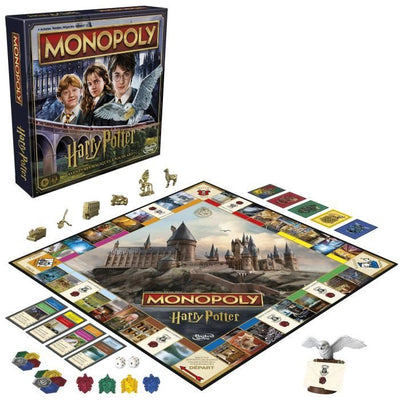 Edizione Monopoly Harry Potter, Gioco da tavolo, Avventure magiche a Hogwarts, da 8 anni, da 2 a 6 giocatori